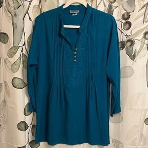 Eucalyptus hand made tunic from Guatemala like new